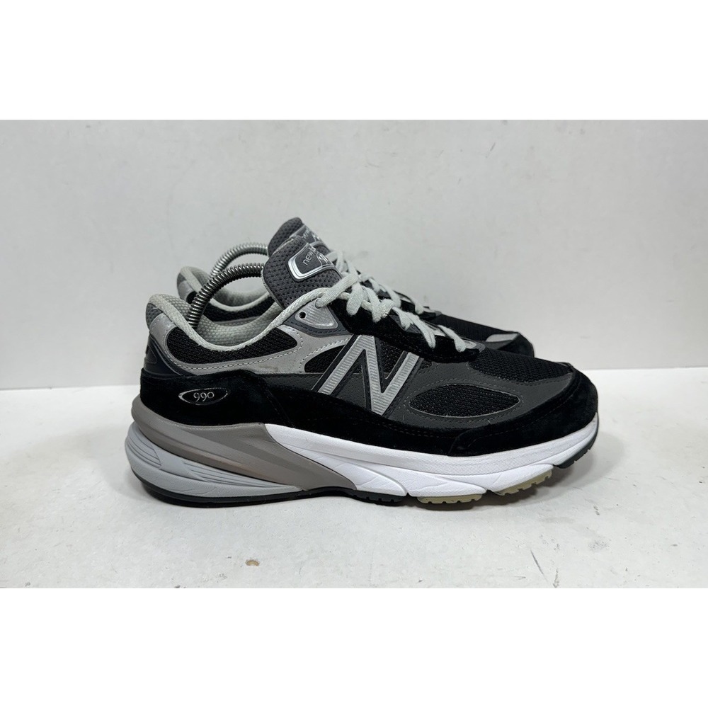 New Balance 990v6 Women's Size 9 D Wide Black Grey Running Shoes W990BK6